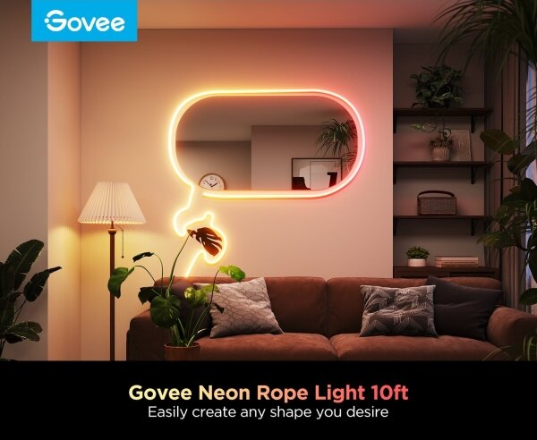 Govee - Neon 2 MATTER ohebný LED pásek 3m RGBIC Wi-Fi