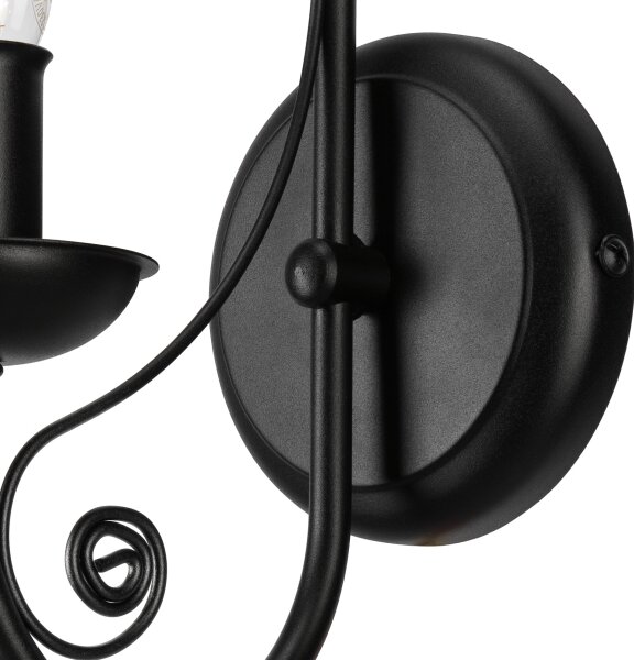 Nástěnná lampa DONATO 1xE14/40W/230V černá