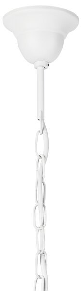 Lustr na řetězu DONATO 3xE14/40W/230V bílá