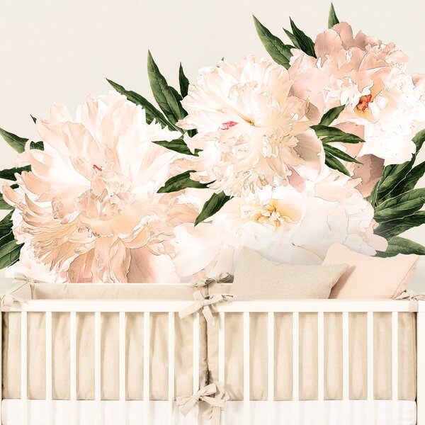 Samolepka Peony flowers
