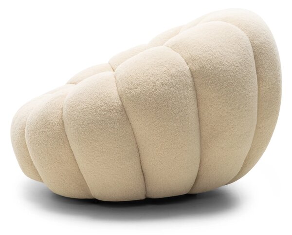 Hector Designové relaxační křeslo VENEZIA 100 cm bouclé béžové