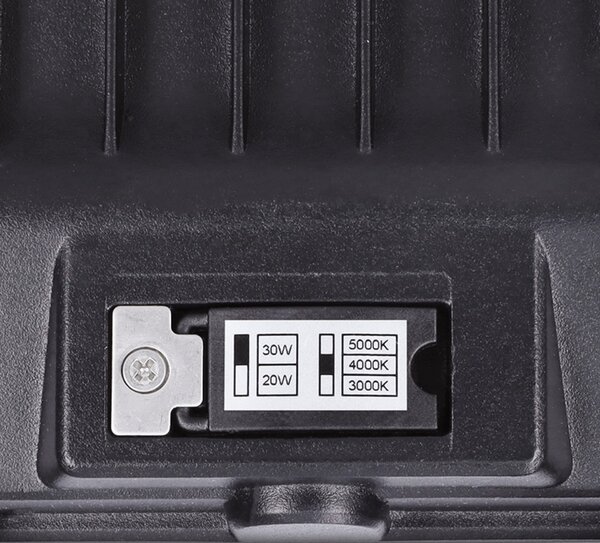 Solight LED reflektor se senzorem TOP, 30W, max. 3900lm, 3CCT, volitený výkon 100/66%, IP65, rychlospojka WM-30WS-T