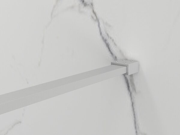 Erga Paris, sprchová zástěna Walk-In 30x200 cm, 8mm šedé sklo, broušená ocel, ERG-V02-PARIS-030x200-GR-BS