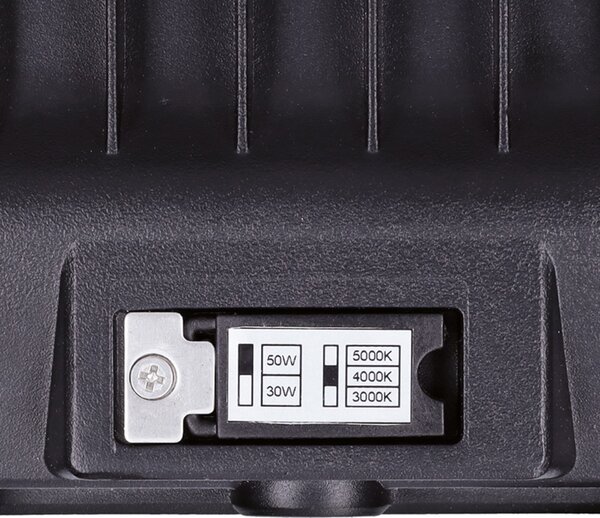Solight LED reflektor TOP, 50W, max. 6500lm, 3CCT, volitený výkon 100/60%, IP65, rychlokonektor WM-50W-T