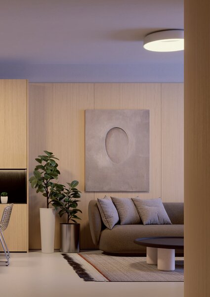 Redo 01-3724 Dip, černé stropní/závěsné svítidlo, LED 40W, 2700-6500K, průměr 62,4cm