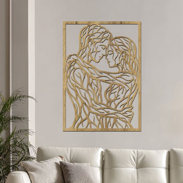 Dřevěný obraz MY | Rozměry (cm): 28x40 | Zvolte barvu dekoru: Třešeň