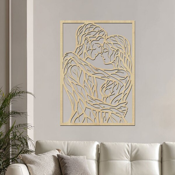 Dřevěný obraz MY | Rozměry (cm): 28x40 | Zvolte barvu dekoru: Třešeň