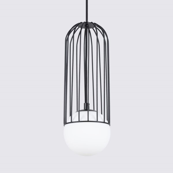 Sollux SL.1332 - Lustr na lanku BRINA 1xG9/8W/230V černá