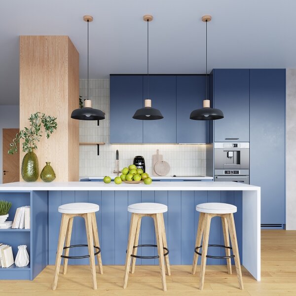 Sollux SL.1322 - Lustr na lanku FANO 1xE27/15W/230V pr. 34 cm černá