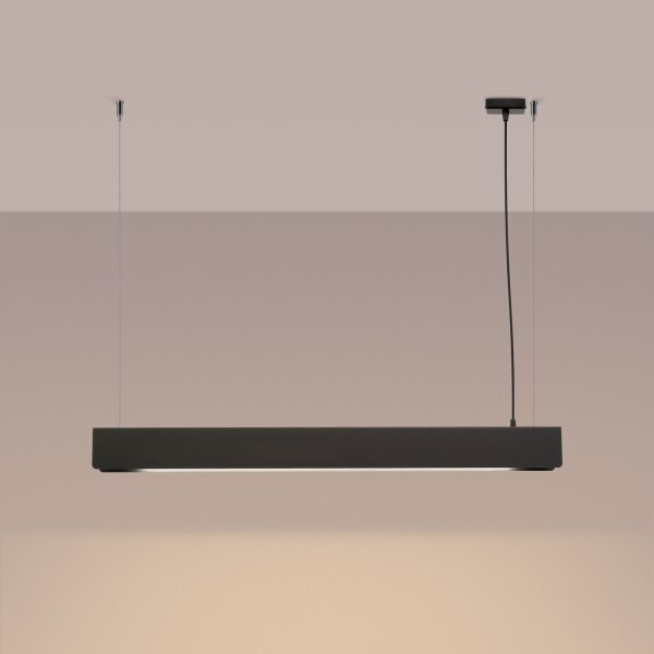 Sollux SL.1395 - LED Lustr na lanku SPARK 1xG13/8,5W/230V černá
