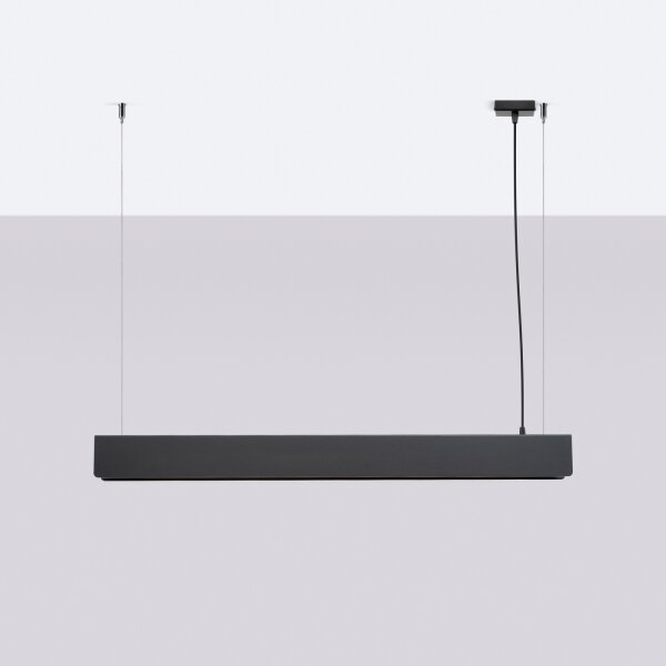 Sollux SL.1395 - LED Lustr na lanku SPARK 1xG13/8,5W/230V černá