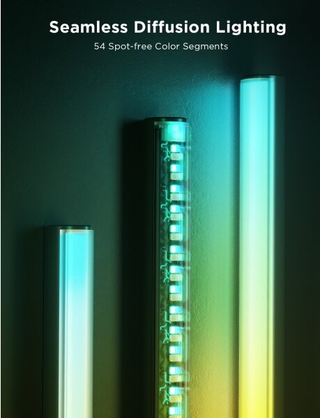 Govee - LED Stojací lampa s reproduktorem Pro RGBICWW Wi-Fi + DO