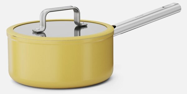 Fabini Rendlík Meda 5.0 Standard, ø 20 cm (2,4 l) - Nepřilnavý rendlík s keramickým povrchem s poklicí, žlutý