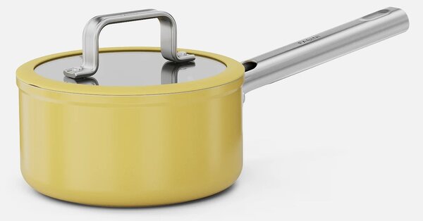 Fabini Rendlík Meda 5.0 Standard, ø 16 cm (1,2 l) - Nepřilnavý rendlík s keramickým povrchem s poklicí, žlutý