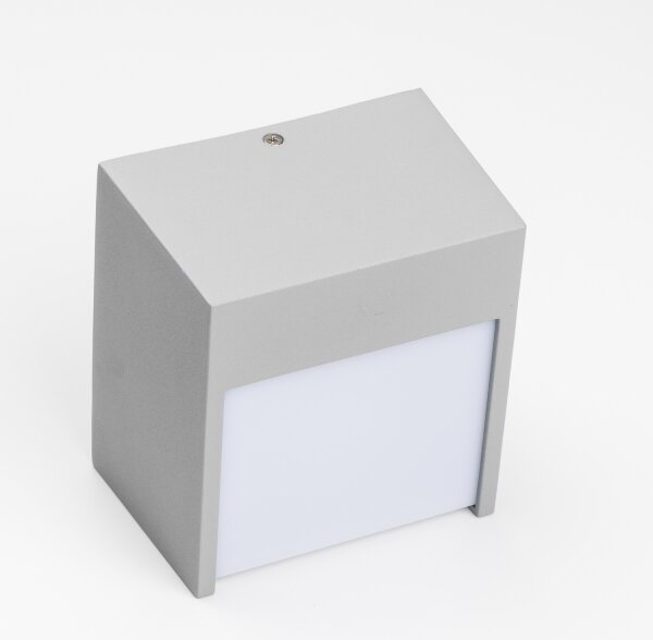 Brilagi - LED Venkovní nástěnné svítidlo TERNI LED/12W/230V šedá IP44