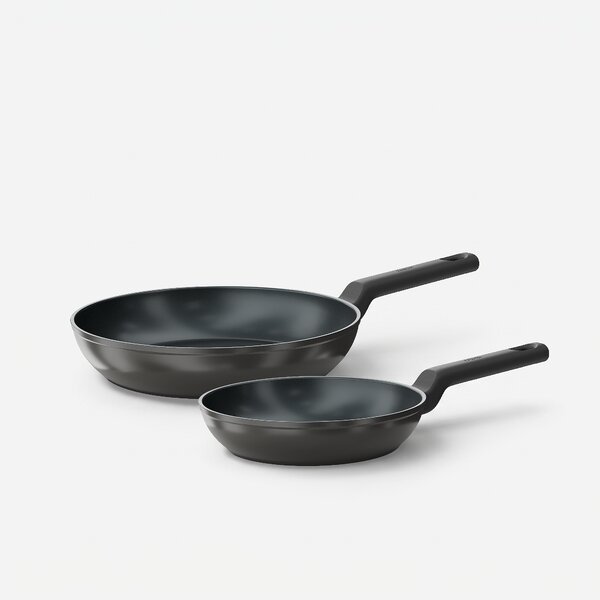 Fabini Sada pánví Meda 5.0 Economy, ø 20 cm + ø 26 cm, 2 díly - Nepřilnavé pánve s keramickým povrchem, černé
