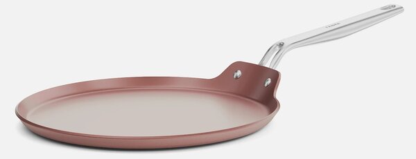 Fabini Palačinková pánev Meda 5.0 Pro, ø 28 cm - Nepřilnavá pánev s keramickým povrchem bez poklice, broskvově růžová