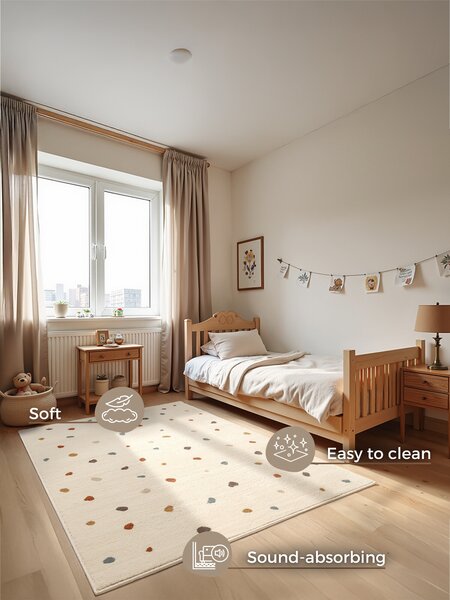 Dětský koberec Adventures 106210 Cream Multicolor 120x170 cm
