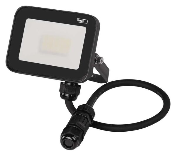 Emos lighting LED reflektor INOVO 10W, antracit, neutrální bílá, IP65 1531242612