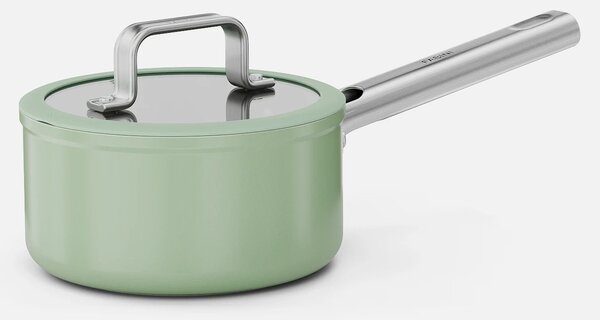 Fabini Rendlík Meda 5.0 Standard, ø 16 cm (1,2 l) - Nepřilnavý rendlík s keramickým povrchem s poklicí, šalvějově zelený