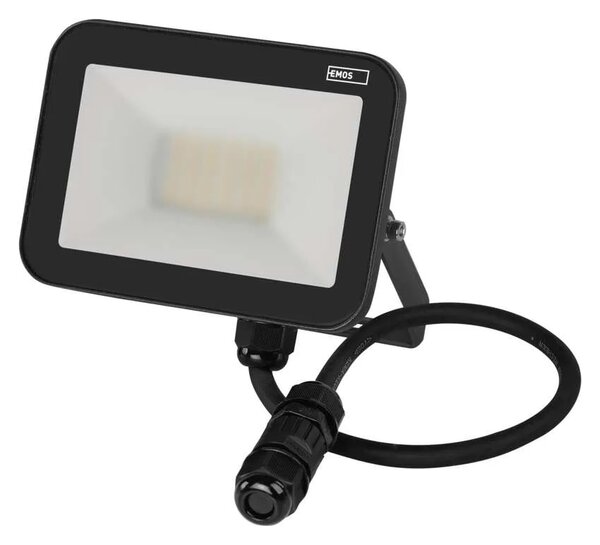 Emos lighting LED reflektor INOVO 20W, antracit, neutrání bílá, IP65 1531242622