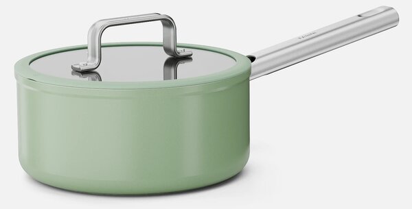 Fabini Rendlík Meda 5.0 Standard, ø 20 cm (2,4 l) - Nepřilnavý rendlík s keramickým povrchem s poklicí, šalvějově zelený