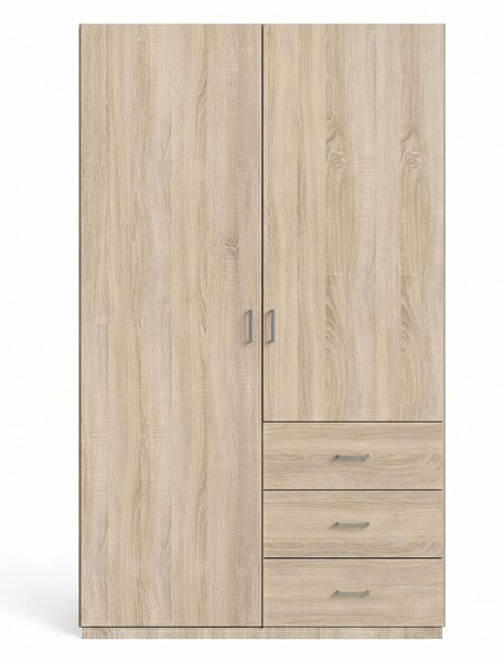 Skříň NEPTUN (M) 2D šatní, 100cm