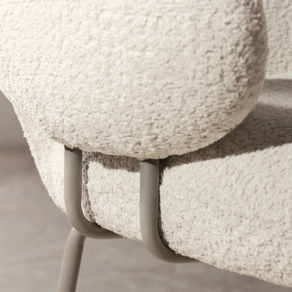 Hector Čalouněné jídelní křeslo Fiori béžové
