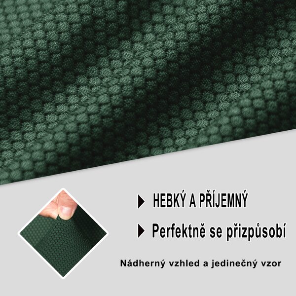 Ultra elastický potah na dvoumístnou pohovku BestBerg / zelená