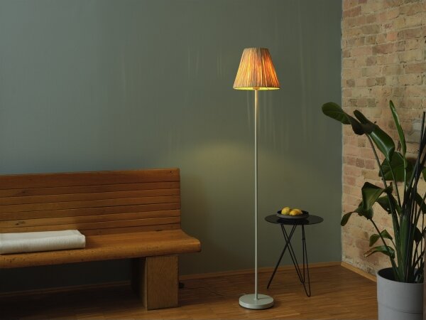 Ledvance - Stojací lampa DECOR RAFFIA 1xE27/15W/230V rafie