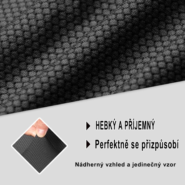 Ultra elastický potah na dvoumístnou pohovku BestBerg / šedá