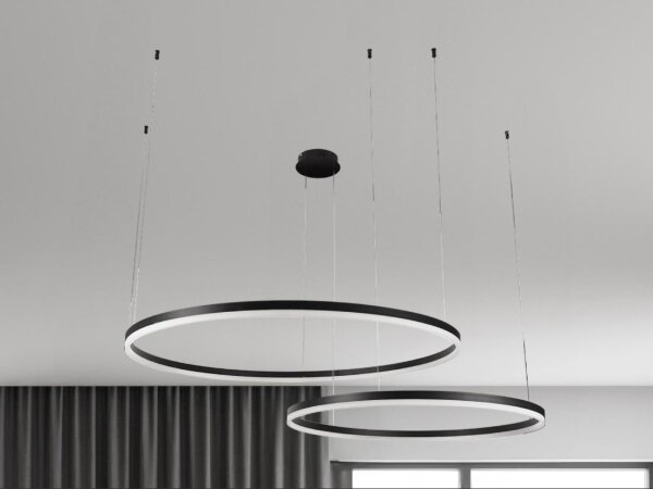 LED Stmívatelný lustr na lanku LED/100W/230V 3000-6500K + dálkové ovládání