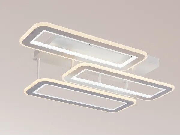 LED Stmívatelný přisazený lustr LED/90W/230V 3000-6500K + dálkové ovládání