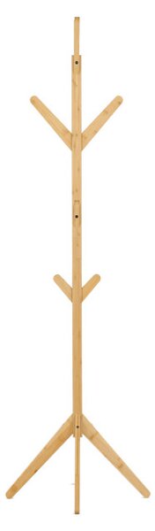 Stojanový věšák bambusový hnědý DR-B017 NAT