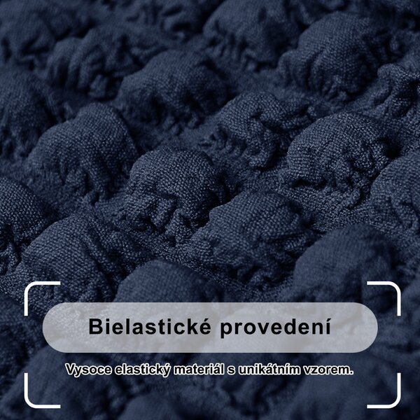 Bielastický potah na křeslo BestBerg / námořnická