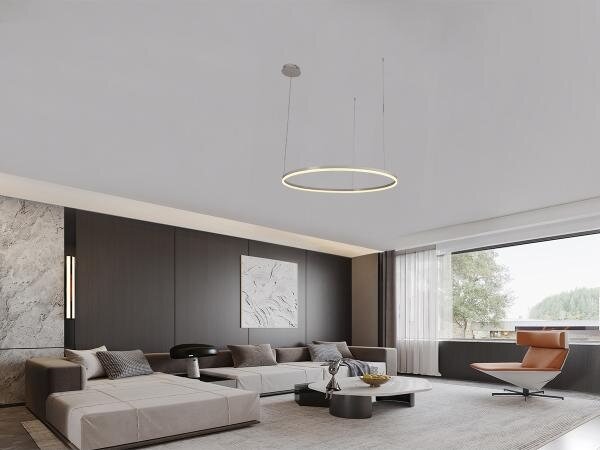 LED Stmívatelný lustr na lanku LED/72W/230V 3000-6500K + dálkové ovládání