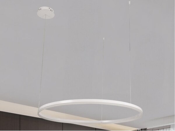 LED Stmívatelný lustr na lanku LED/72W/230V 3000-6500K + dálkové ovládání