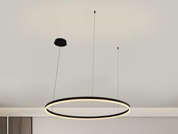 LED Stmívatelný lustr na lanku LED/55W/230V 3000-6500K + dálkové ovládání