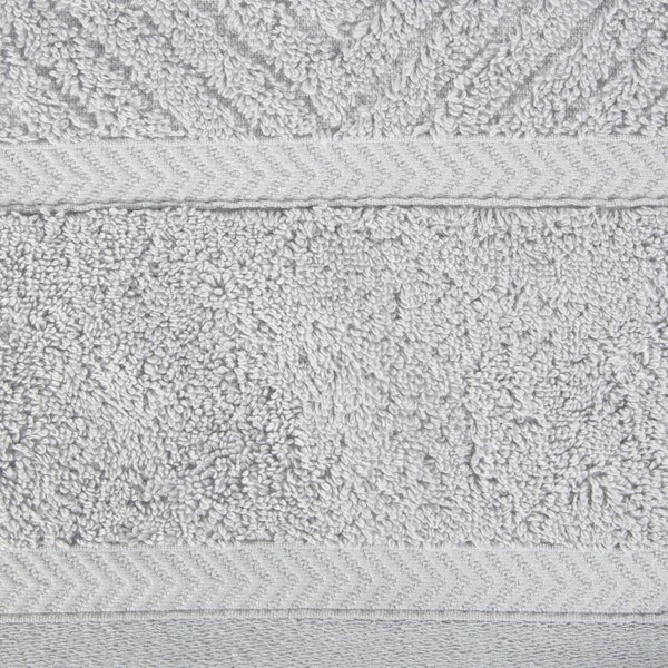 BAVLNĚNÝ RUČNÍK KALIA4 50X90 CM STŘÍBRNÁ