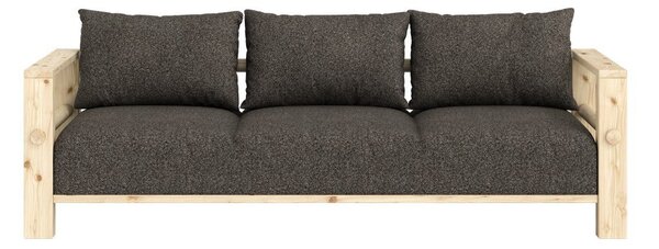 Tmavě šedá pohovka 225 cm Bare – Karup