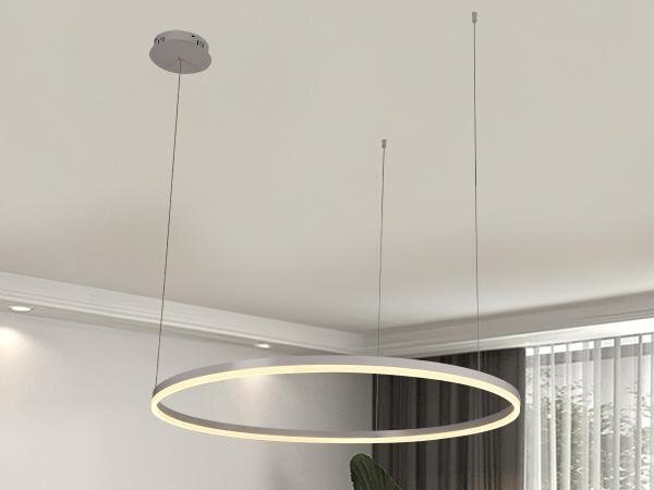 LED Stmívatelný lustr na lanku LED/55W/230V 3000-6500K + dálkové ovládání