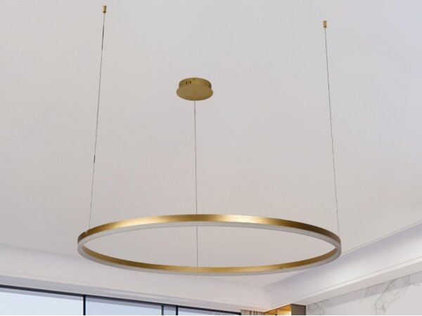 LED Stmívatelný lustr na lanku LED/55W/230V 3000-6500K + dálkové ovládání