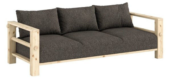 Tmavě šedá pohovka 225 cm Bare – Karup