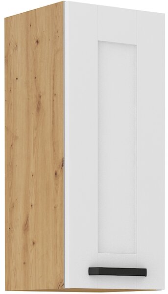 Lionel horní skřínka 30cm, bílá/dub artisan