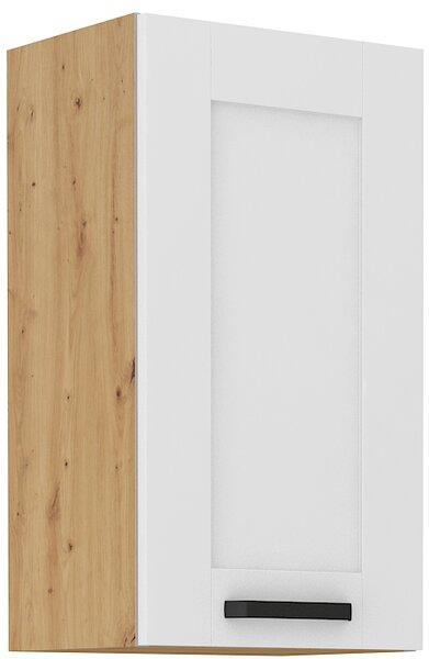 STL 40 cm skříňka horní jednodveřová LUNA Barevné provedení LUNA: Dub Artisan / Bílý mat