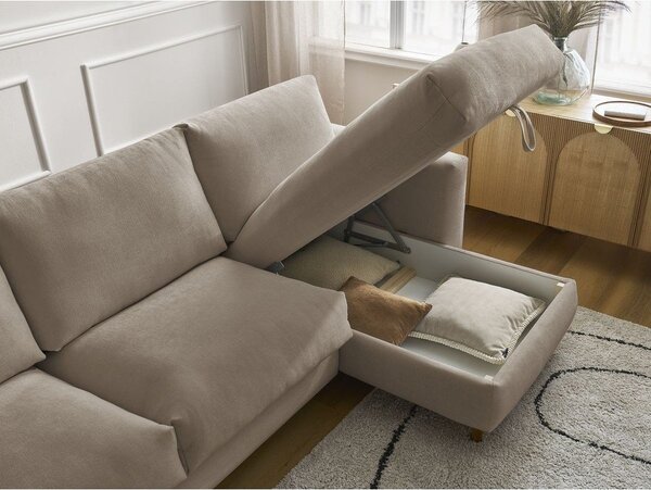 Taupe rohová pohovka Cocoone – Bobochic Paris