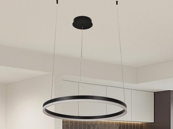 LED Stmívatelný lustr na lanku LED/42W/230V 3000-6500K + dálkové ovládání