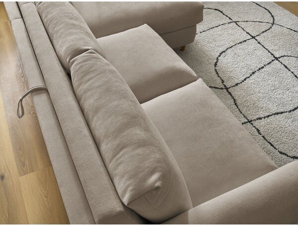Taupe rohová pohovka Cocoone – Bobochic Paris