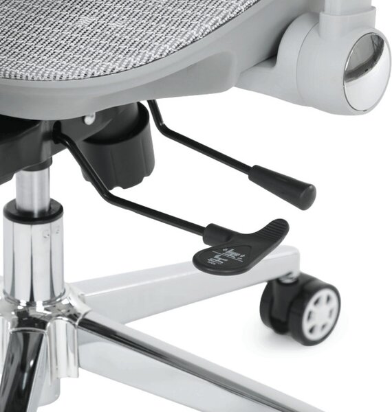 Kancelářská židle šedá síťovina KA-B2363 GREY