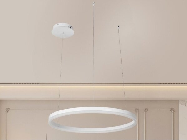LED Stmívatelný lustr na lanku LED/42W/230V 3000-6500K + dálkové ovládání